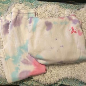 Jeffree Star Snowcone Dye Jogger Hoodie Set Small